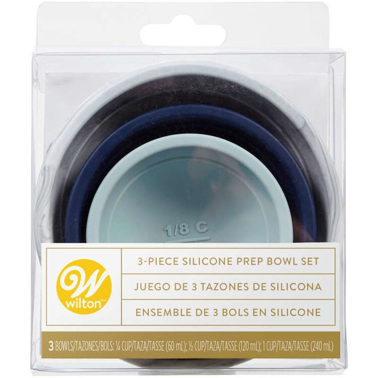 Wilton Moule bol de préparation en silicone Set/3