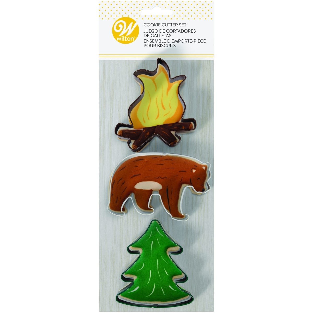 Wilton Emporte-pièces Biscuit Feu/Ours/Arbre Set/3