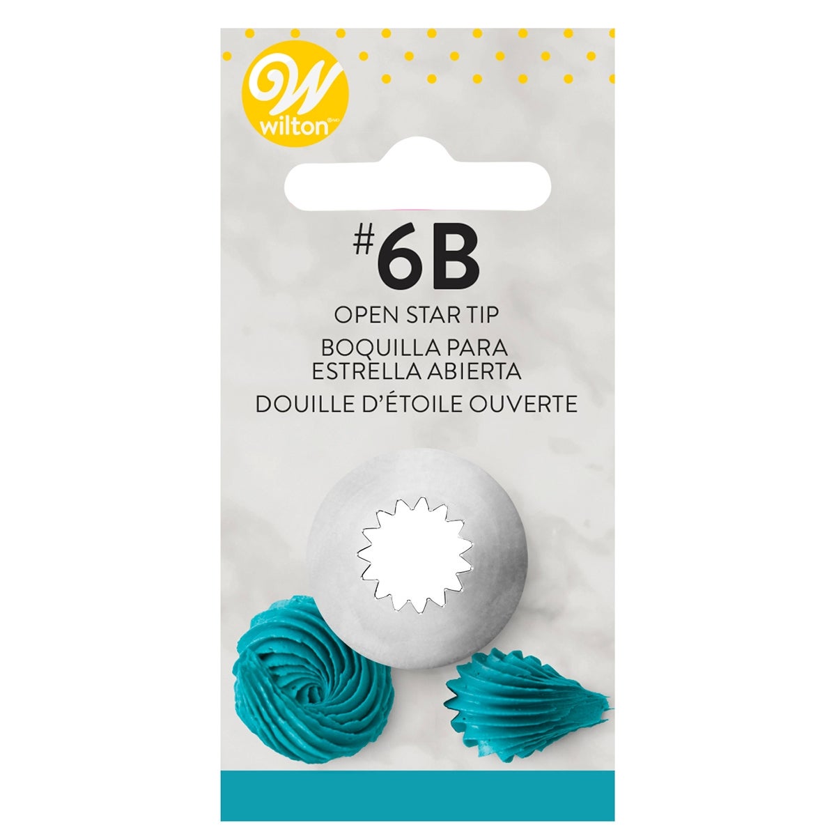 Wilton Douille #6B Open Star Carded