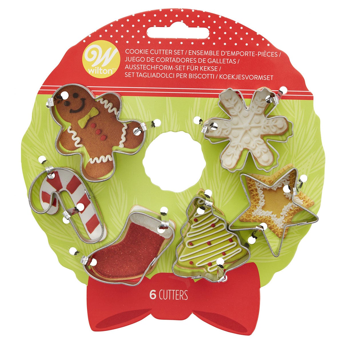 Wilton courrone mini emporte-piece set de noël Set/6