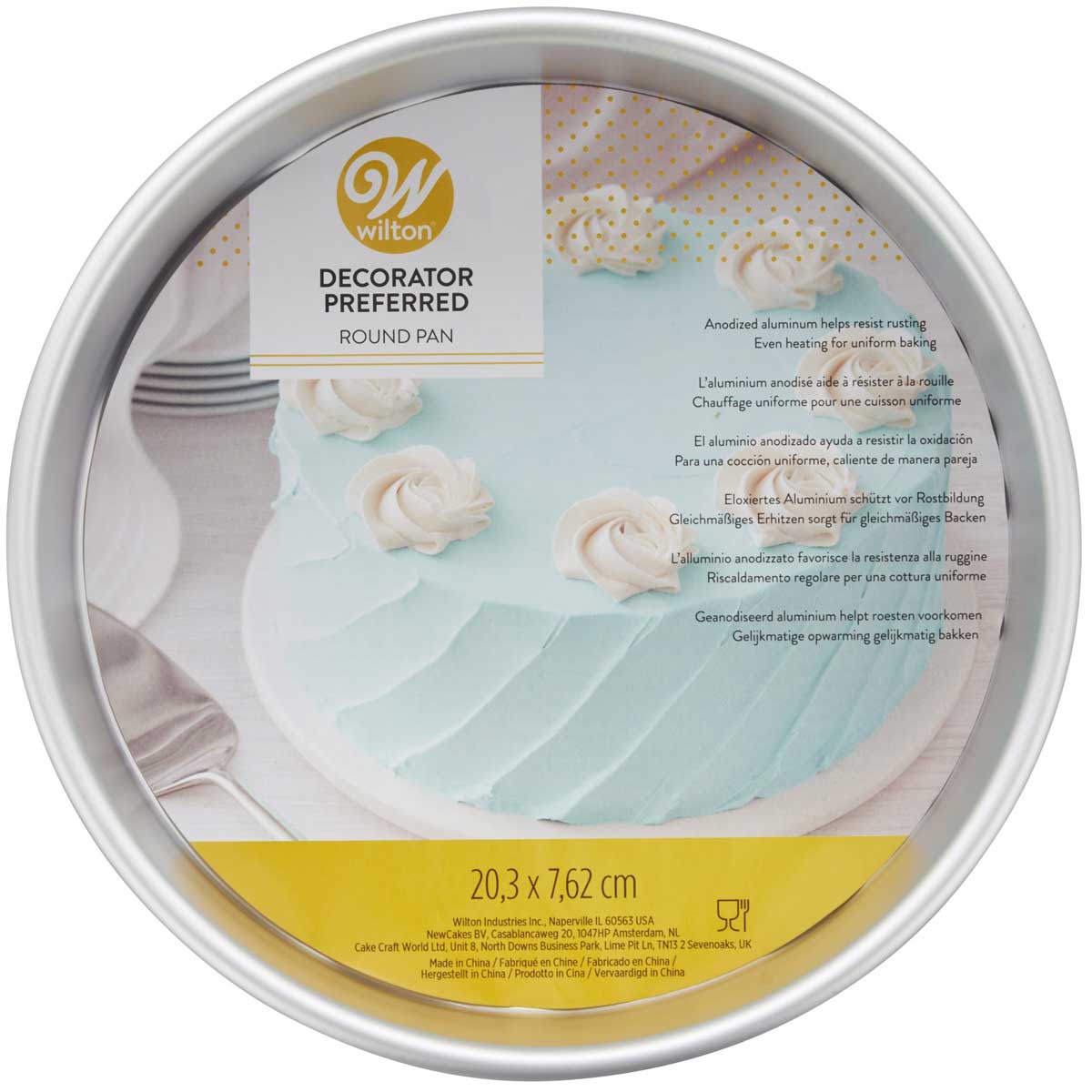Wilton Decorator Preferred Moule Profond Rond Ø 20 x 7,5cm