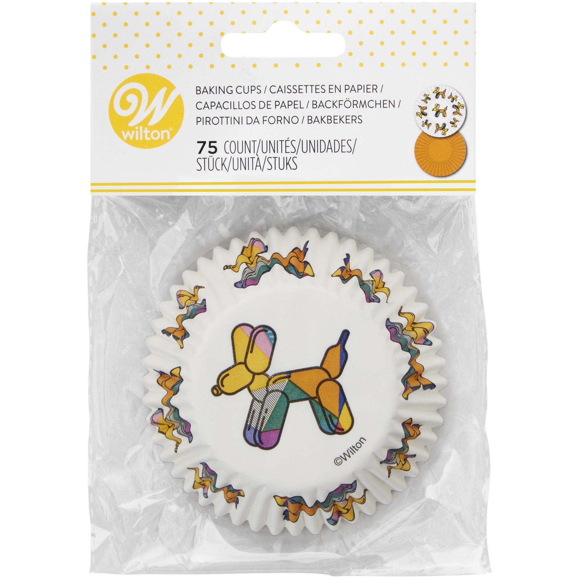 Wilton Caissettes à Cupcakes Balloon Dog pcs/75