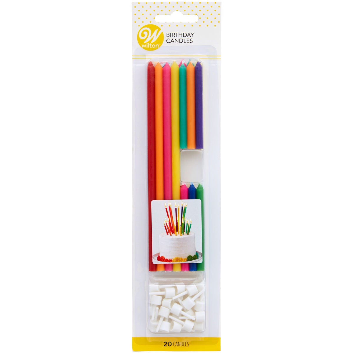 Wilton Bougies d’Anniversaire Petites & Grandes pcs/20