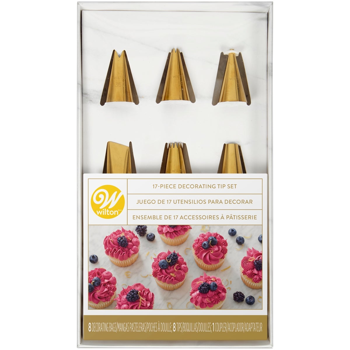Wilton Golden Decorating Tip Set/12