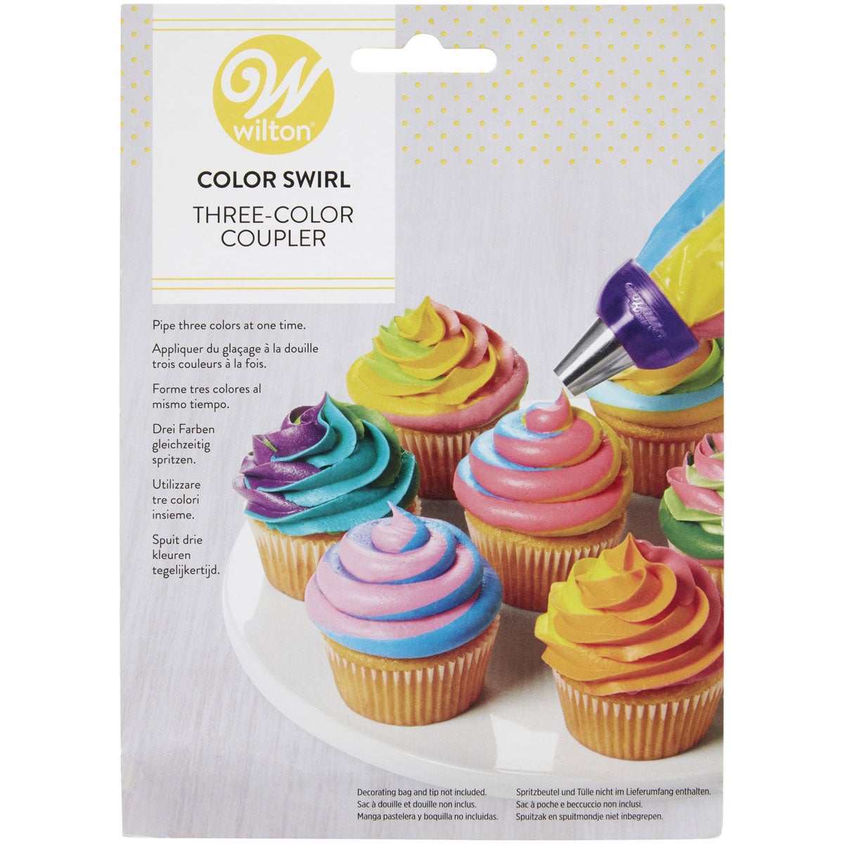 Wilton ColorSwirl Coupleur Large Tri-Color