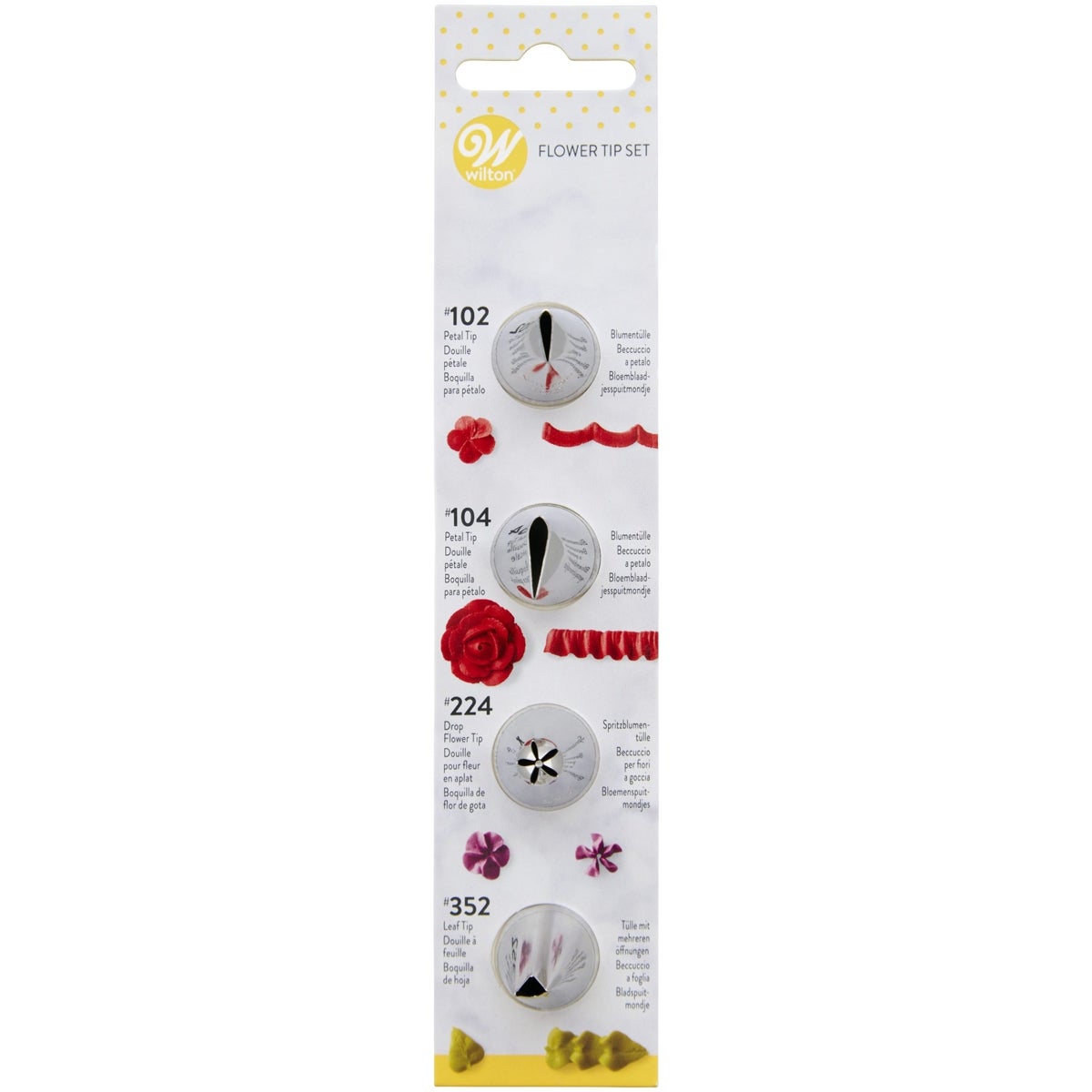 Wilton Douille Set Flower #102, #104, #224, #352