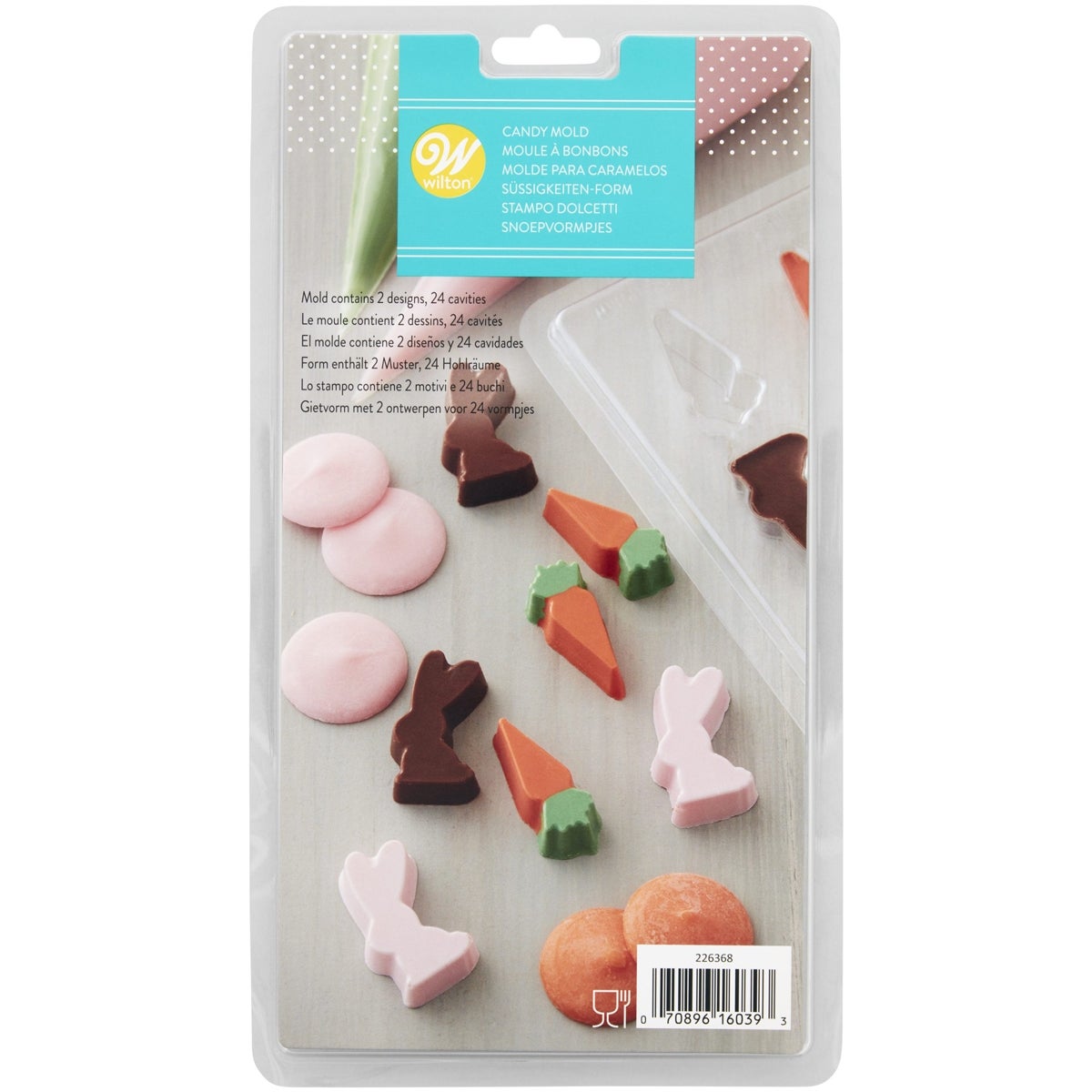 Wilton Moule à bonbons Mini Bunny & Carrot