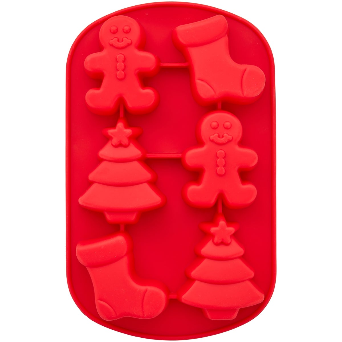 Wilton Moule en Silicone Bas/Pain d'épices/Arbre