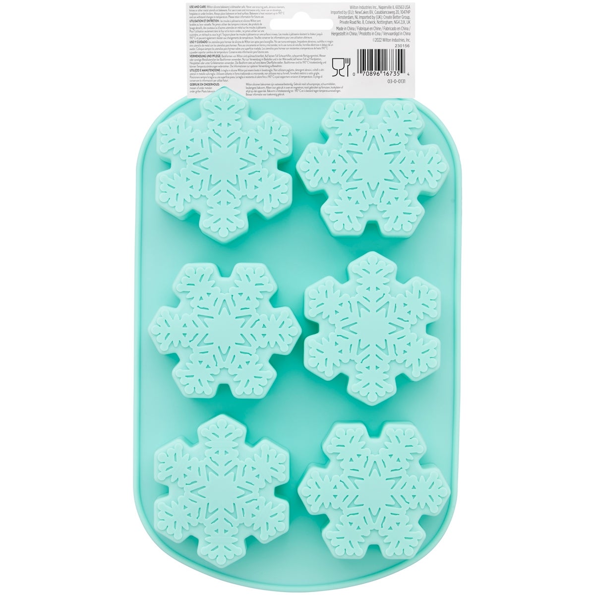 Wilton Moule en Silicone Flocon de Neige