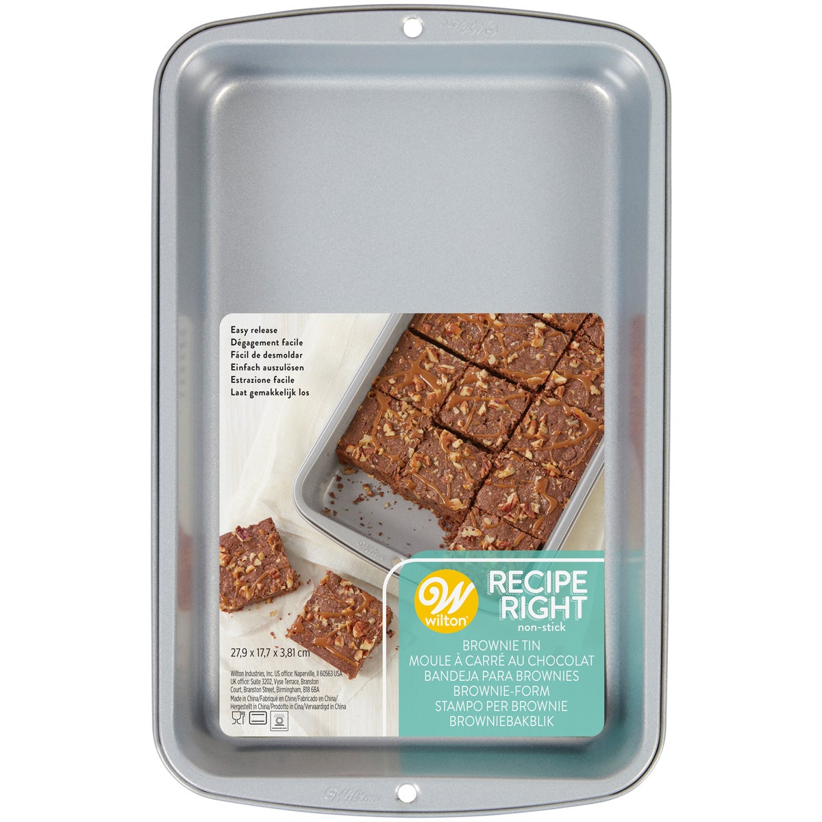 Wilton Recipe Right® Biscuit/Brownie Bakvorm 27,5 x 17,5cm