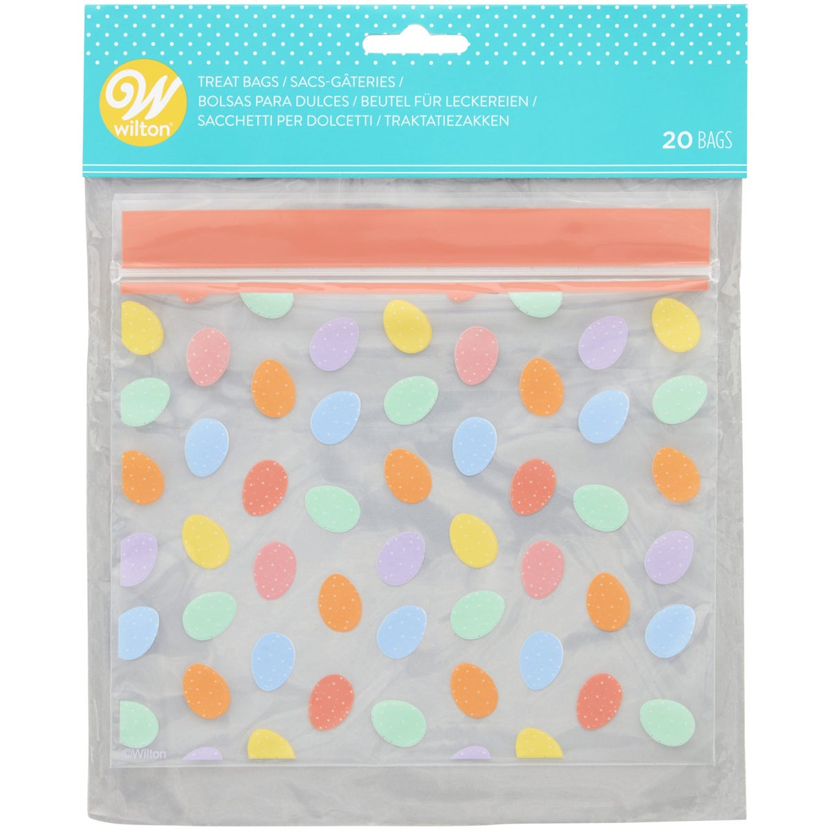 Wilton Sachets à Confiserie Refermables - Eggs pcs/20