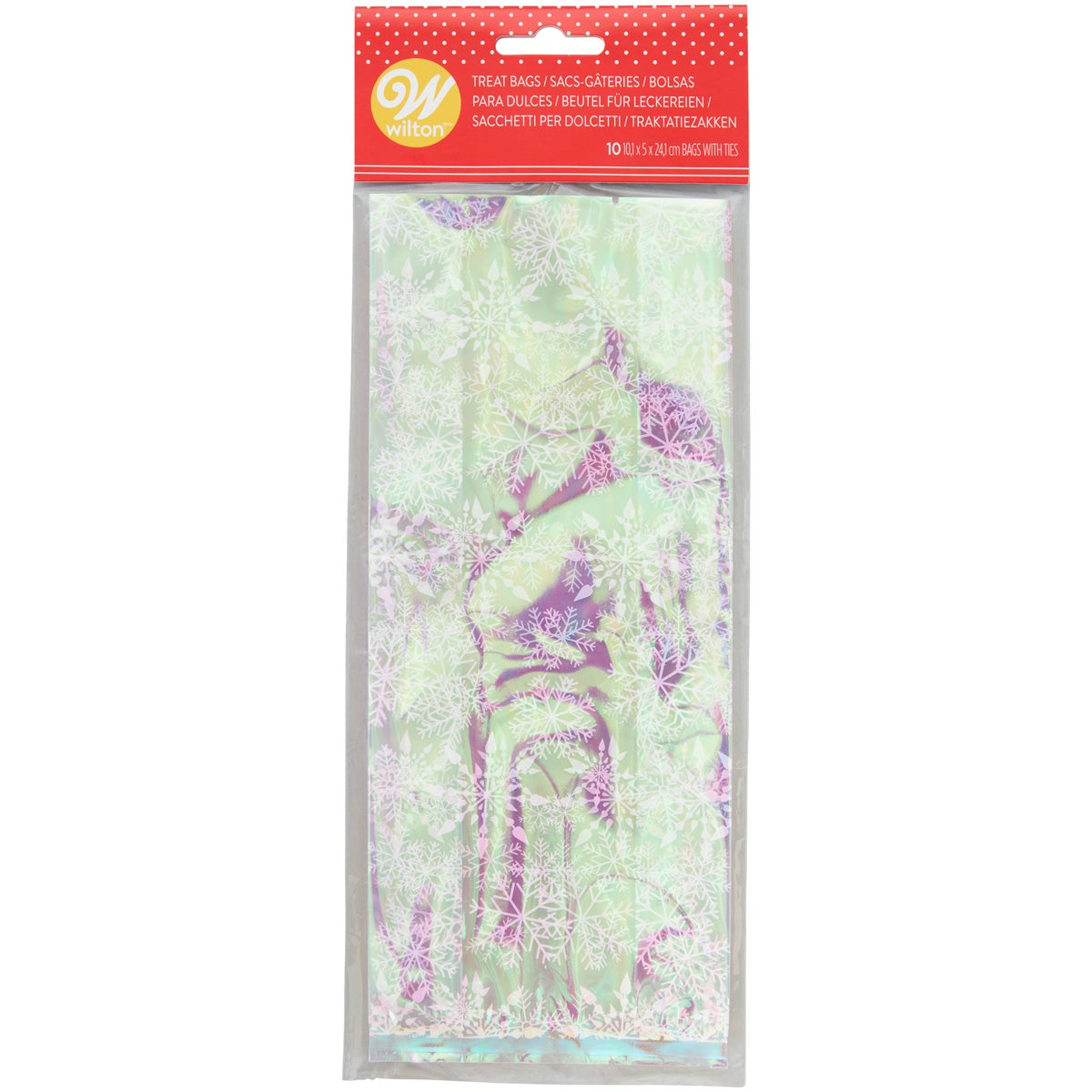 Wilton Sacs à gâteaux Iridescent Snowflake pk/10