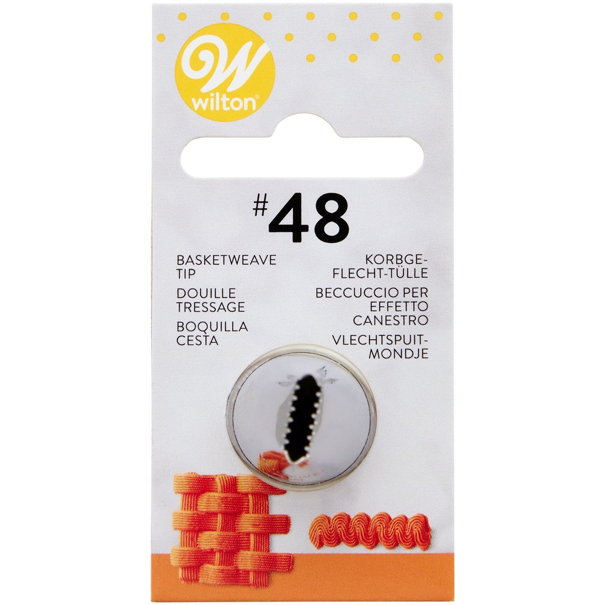 Wilton Douille #048 Basketweave Carded