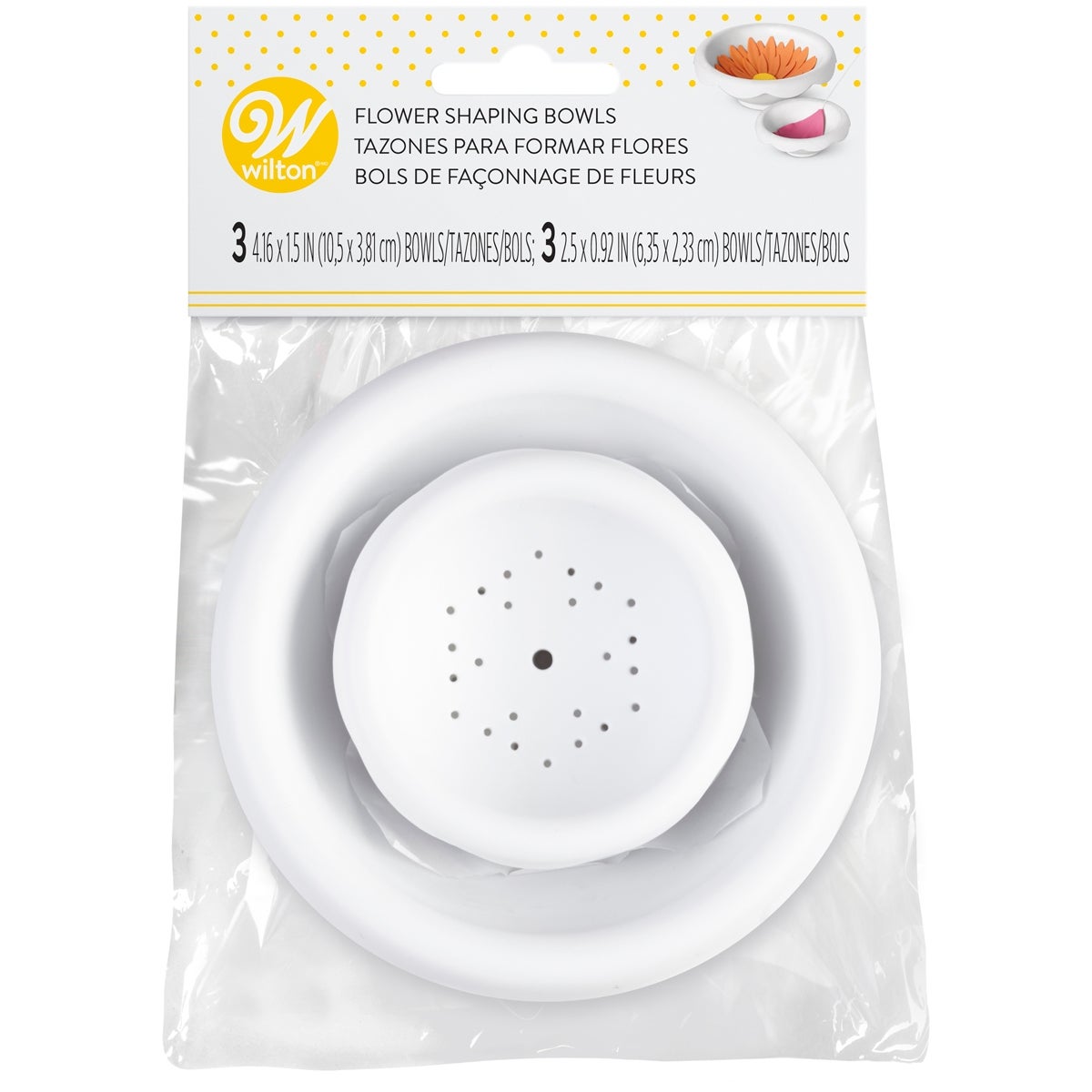 Wilton bol pour former les fleurs set/6