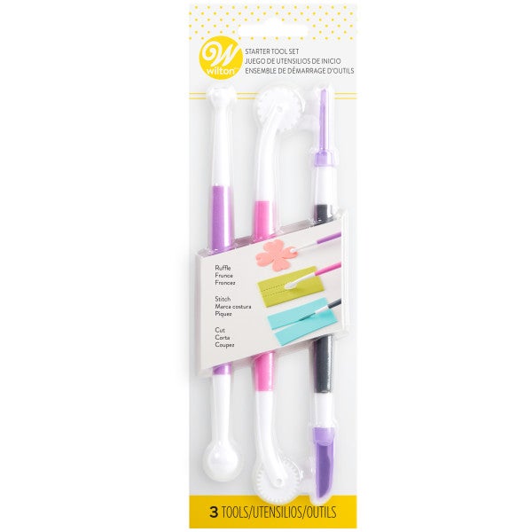 Wilton Ustensiles de Base Pâte à Sucre Set/3