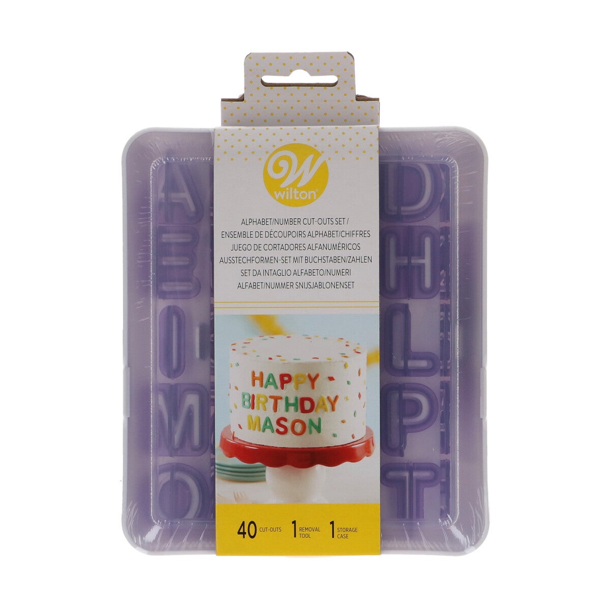 Wilton Set Emporte-Pièce -Alphabet & Chiffres-