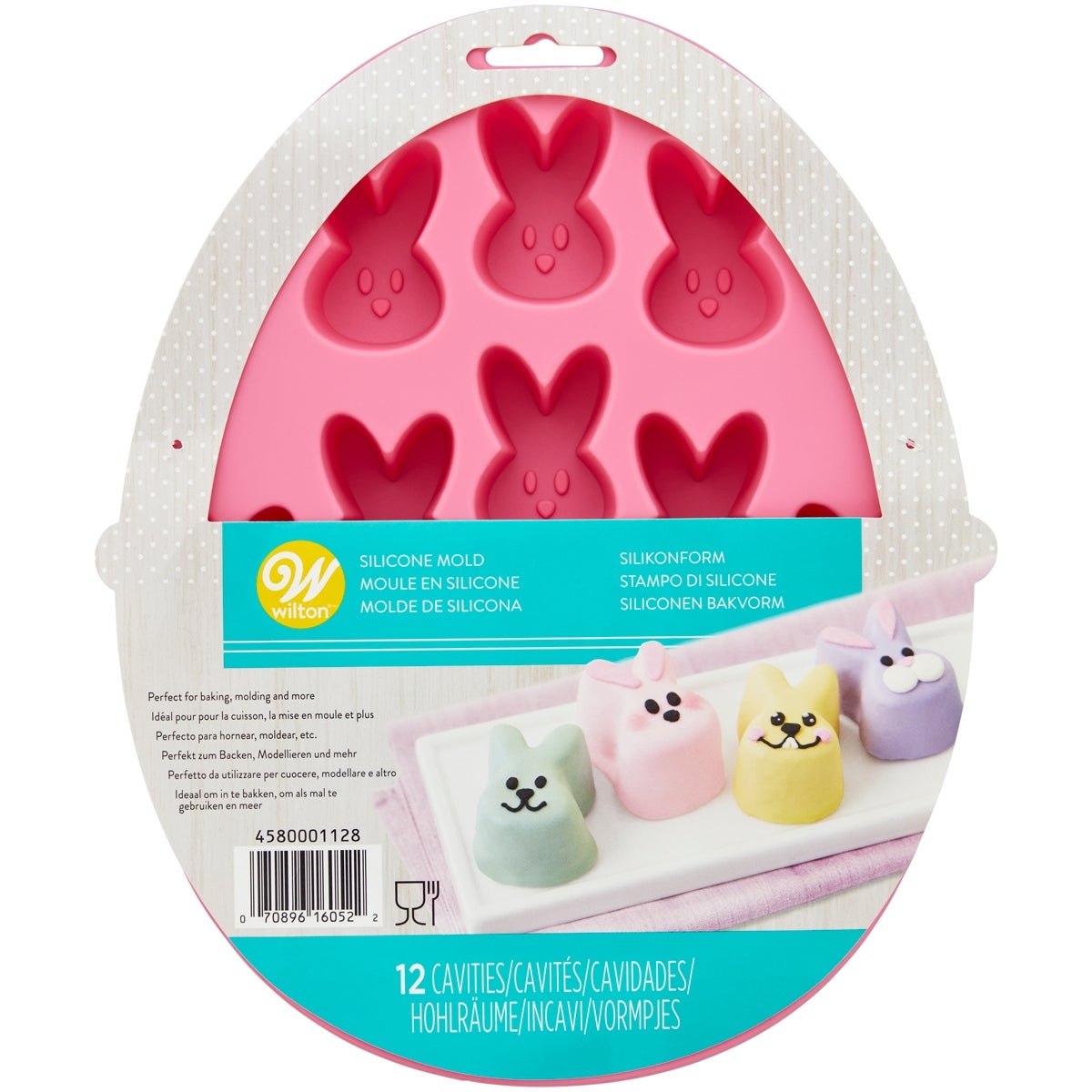 Wilton Moule à friandises en silicone -Bunny-