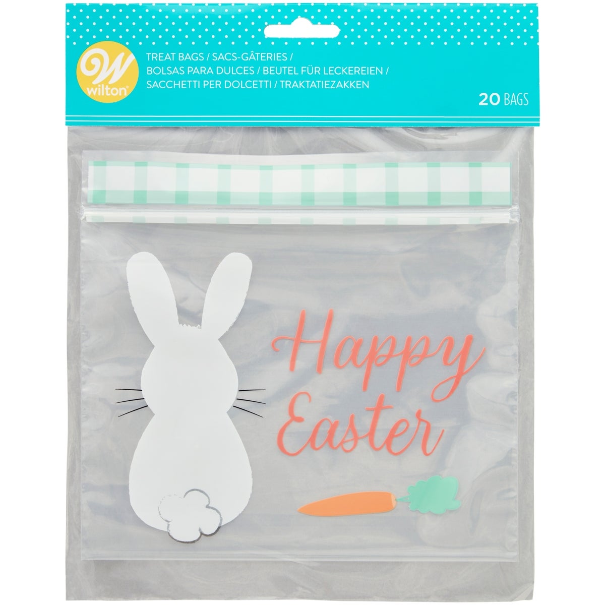 Wilton Sacs à friandises refermables Bunny pk/20