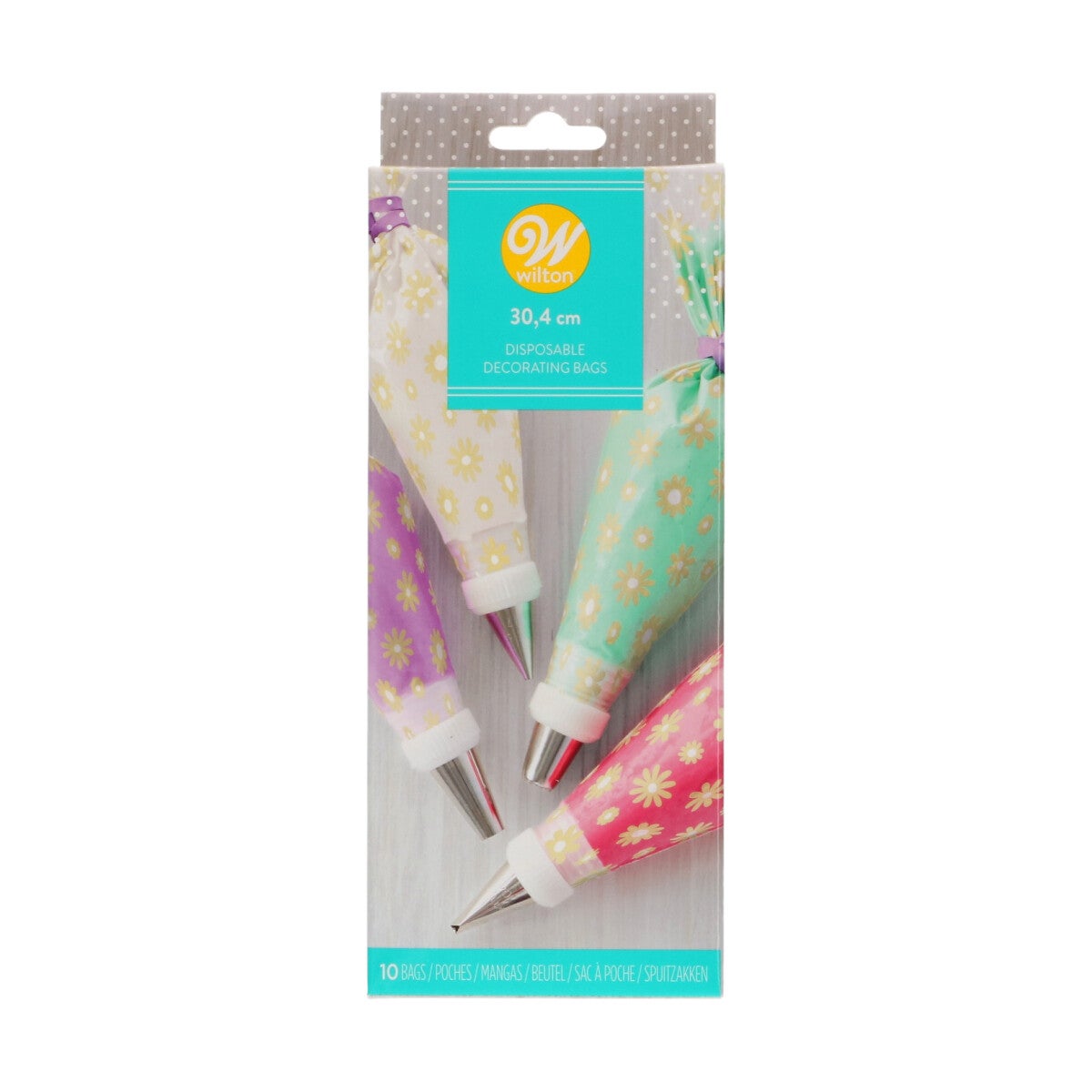 Wilton Sacs de décoration 30cm Fleurs pk/10