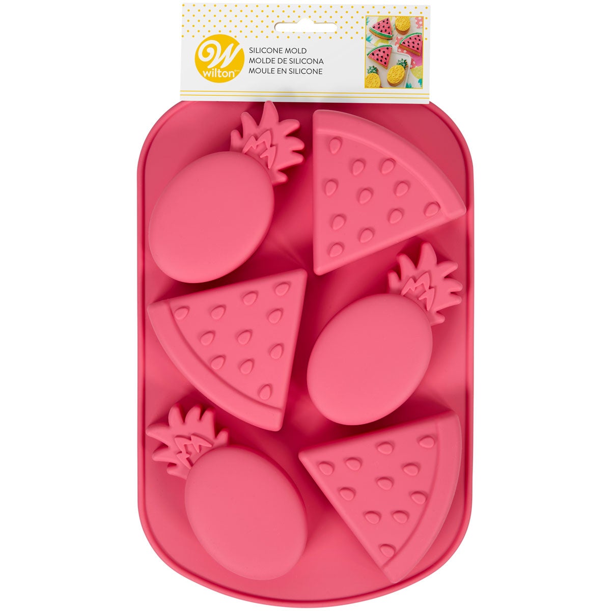 Wilton Moule en Silicone Melon/Ananas