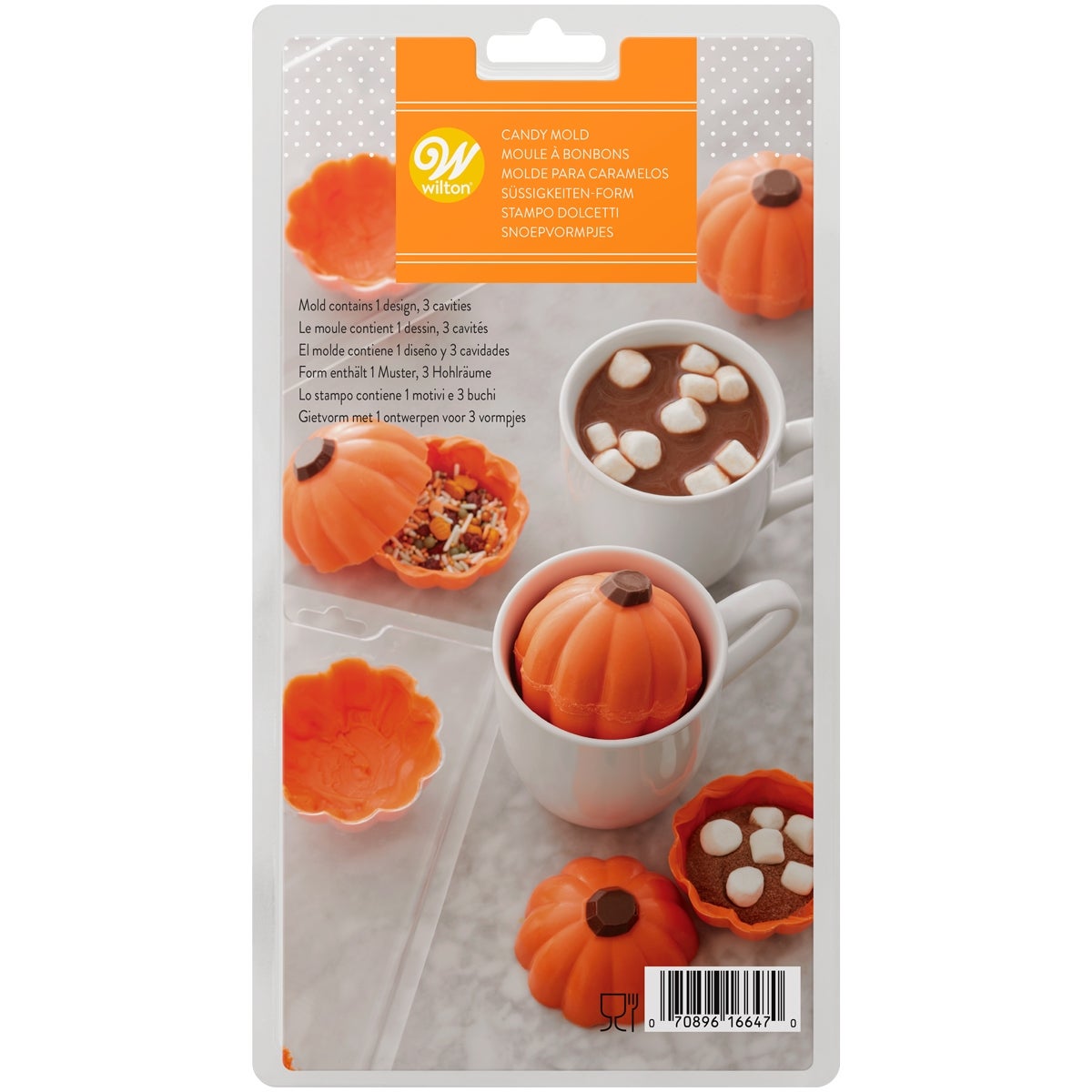 Wilton Moule à Bonbons Choco Bomb Pumpkin Set/2