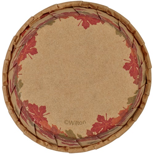 Wilton Bake-able Nut Cups Cozy Fall Pcs/24