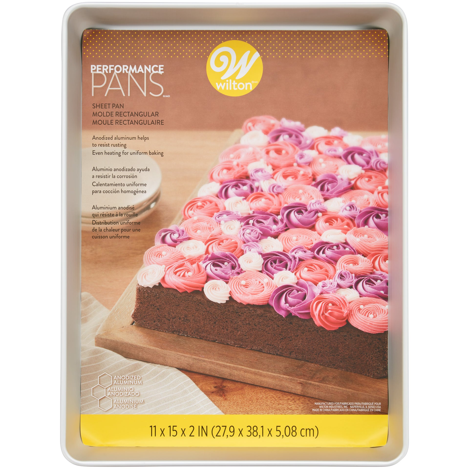 Wilton Performance Pans® Plaque à Pâtisserie Oblongue 28x38 cm