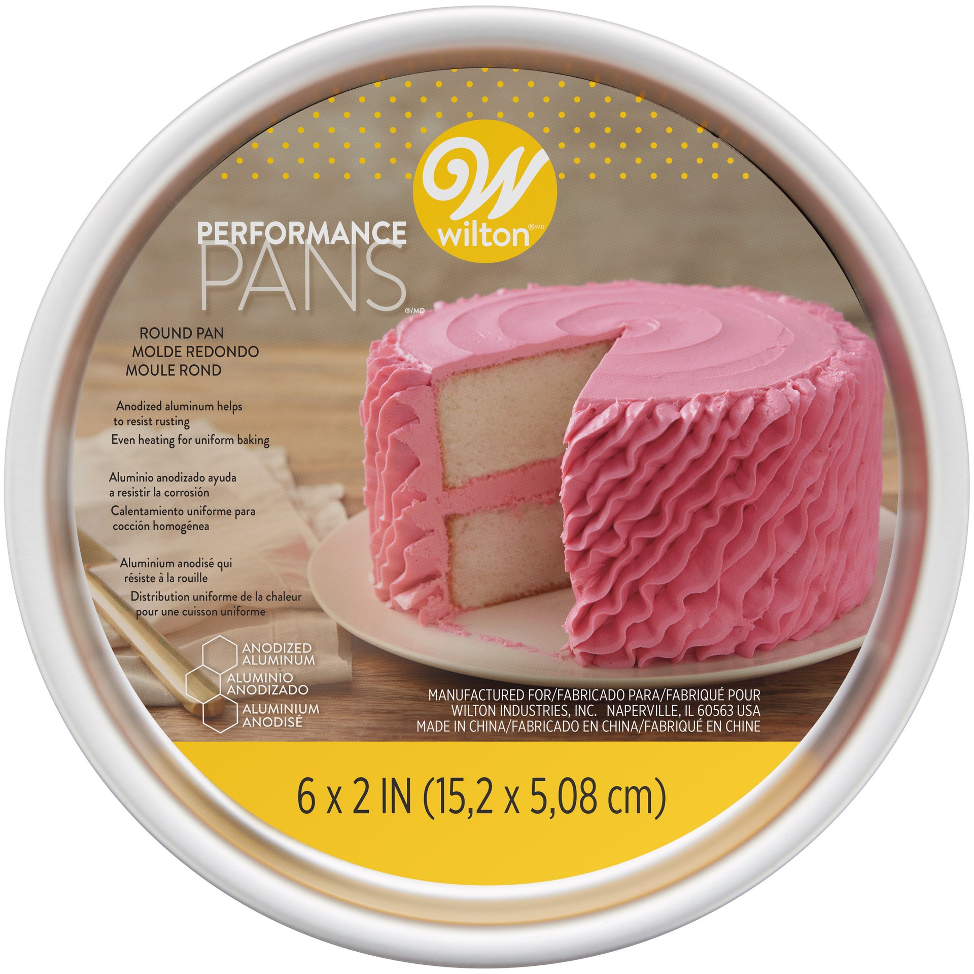 Wilton Performance Pans® Moule à Gâteau Rond Ø 15 cm