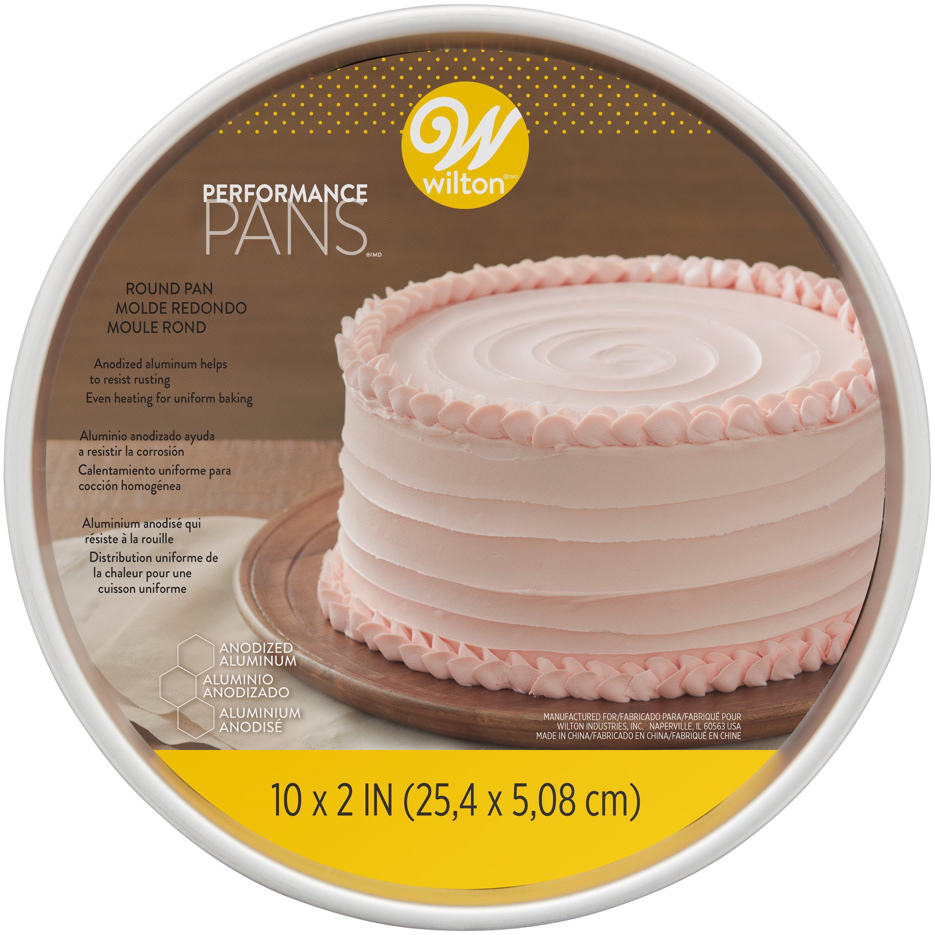 Wilton Performance Pans® Moule à Gâteau Rond Ø 25 cm