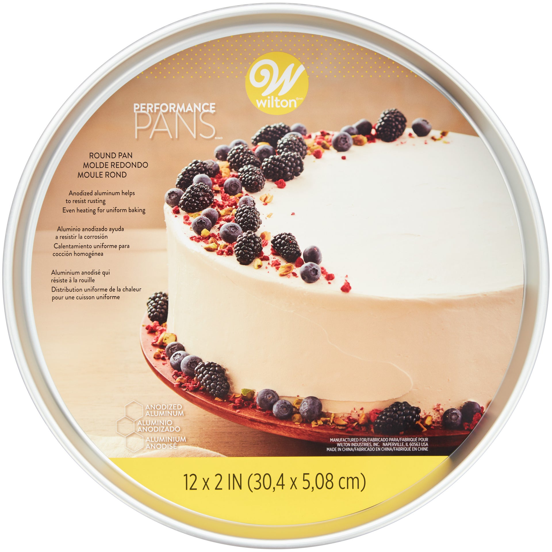 Wilton Performance Pans® Moule à Gâteau Rond Ø 30 cm