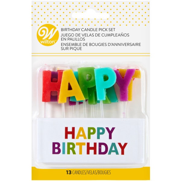 Wilton Bougies Happy Birthday Set/13