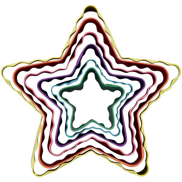 Wilton Emporte-pièces Double-face Étoile Set/6