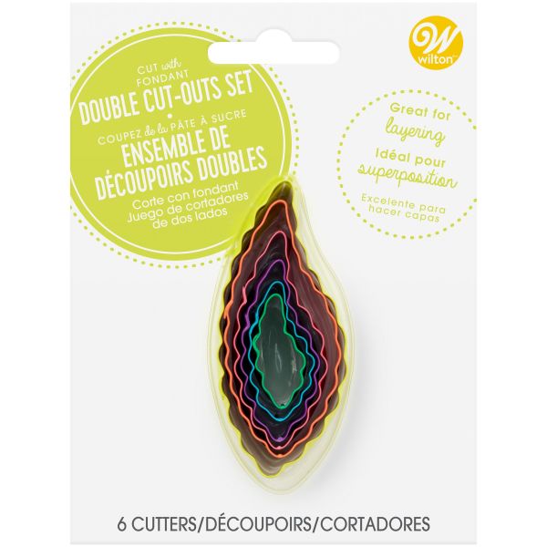 Wilton Emporte-pièces Double-face Feuille Set/6