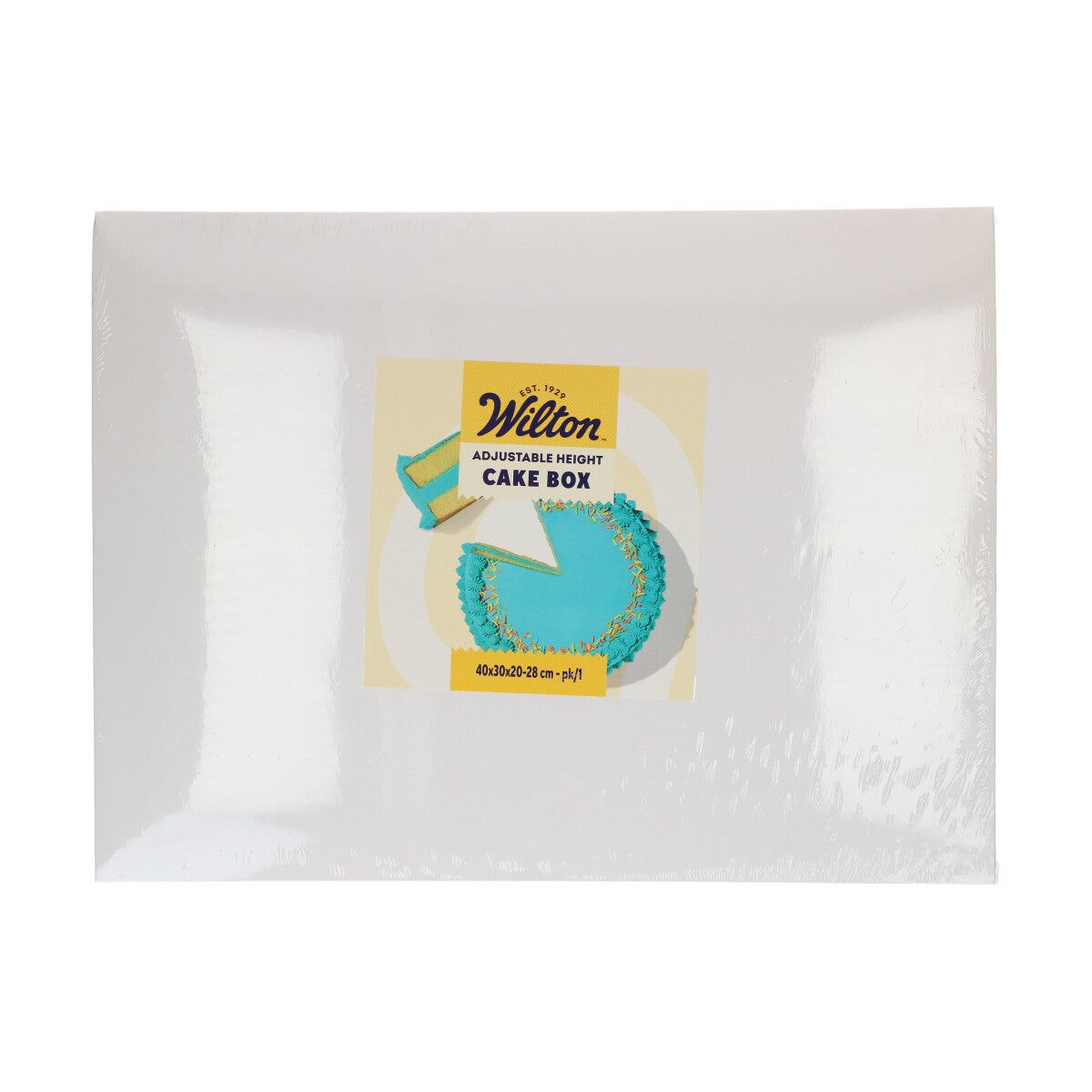 Wilton Boîte à Gâteaux Hauteur Réglable 40x30x20-28 cm