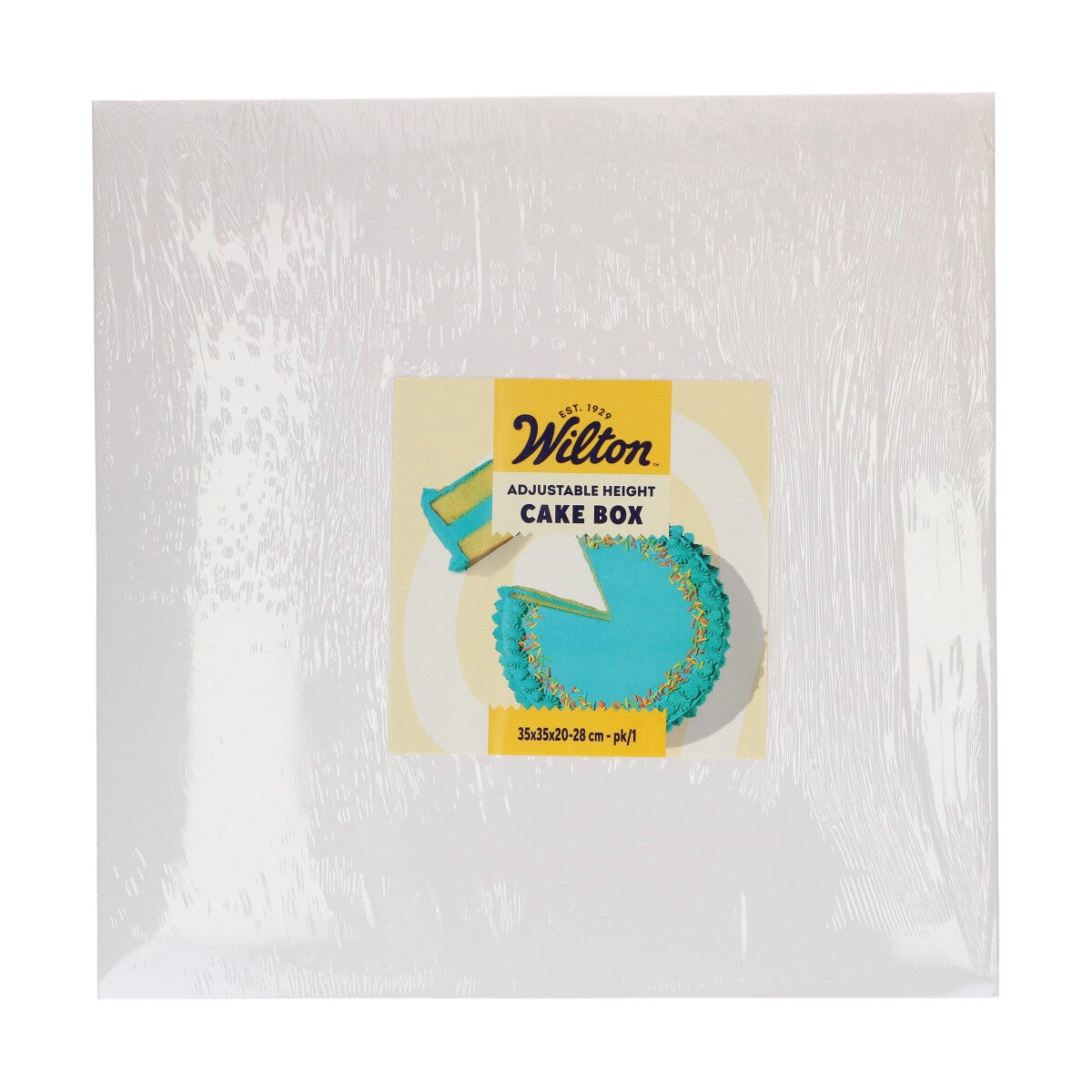 Wilton Boîte à Gâteaux Hauteur Réglable 35x35x20-28 cm