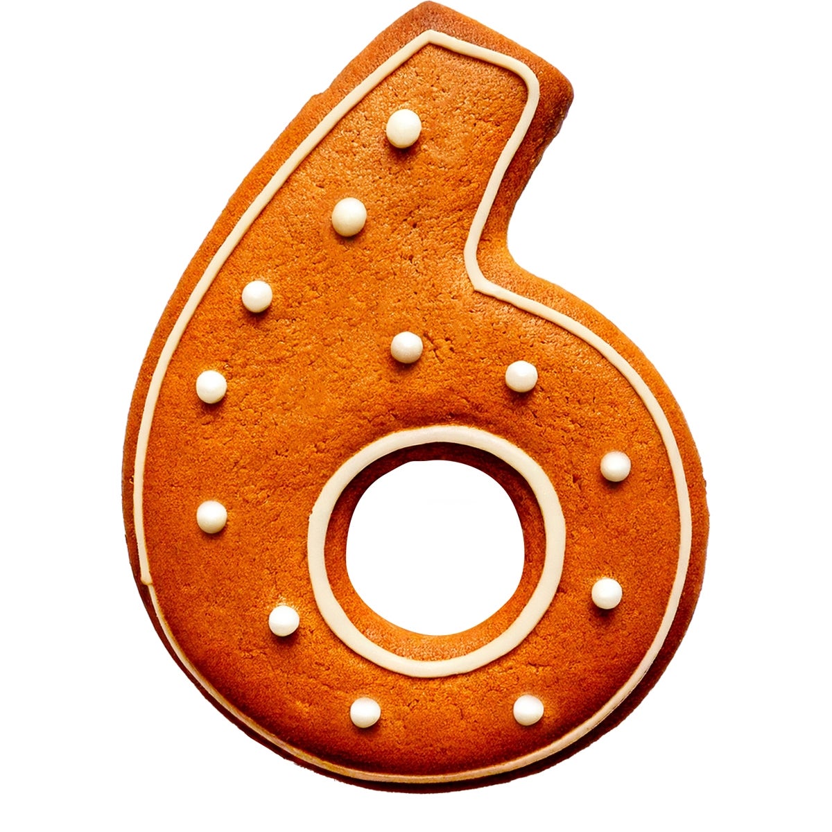 Wilton Emporte-pièce Biscuit Nombre 6 - Taille 7,5 cm