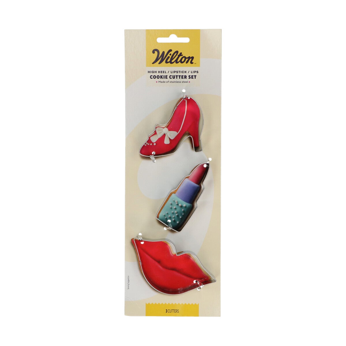 Wilton Emporte-pièce Escarpin - Rouge à Lèvres - Lèvres - set/3