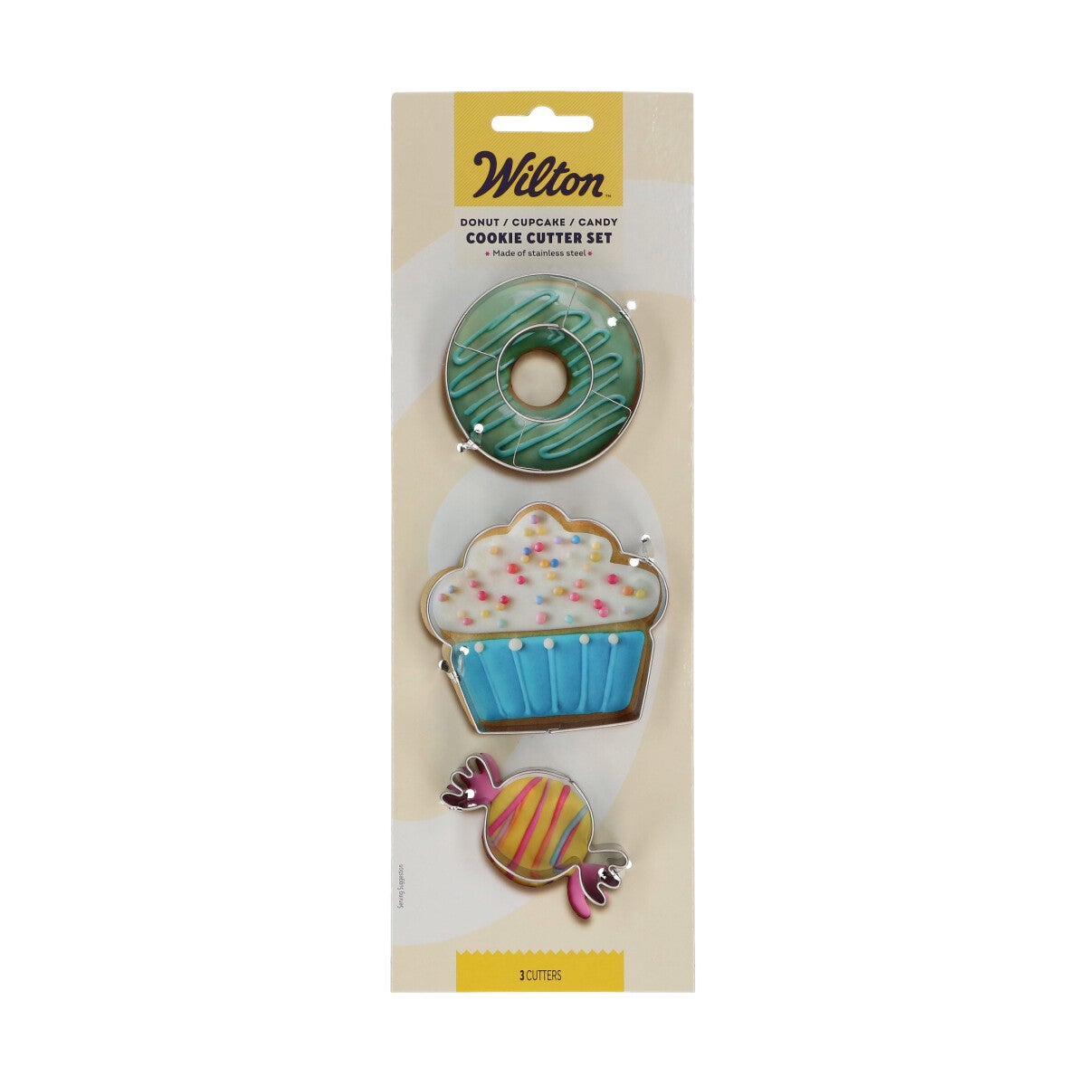Wilton Emporte-pièce Donut - Cupcake - Bonbon - set/3