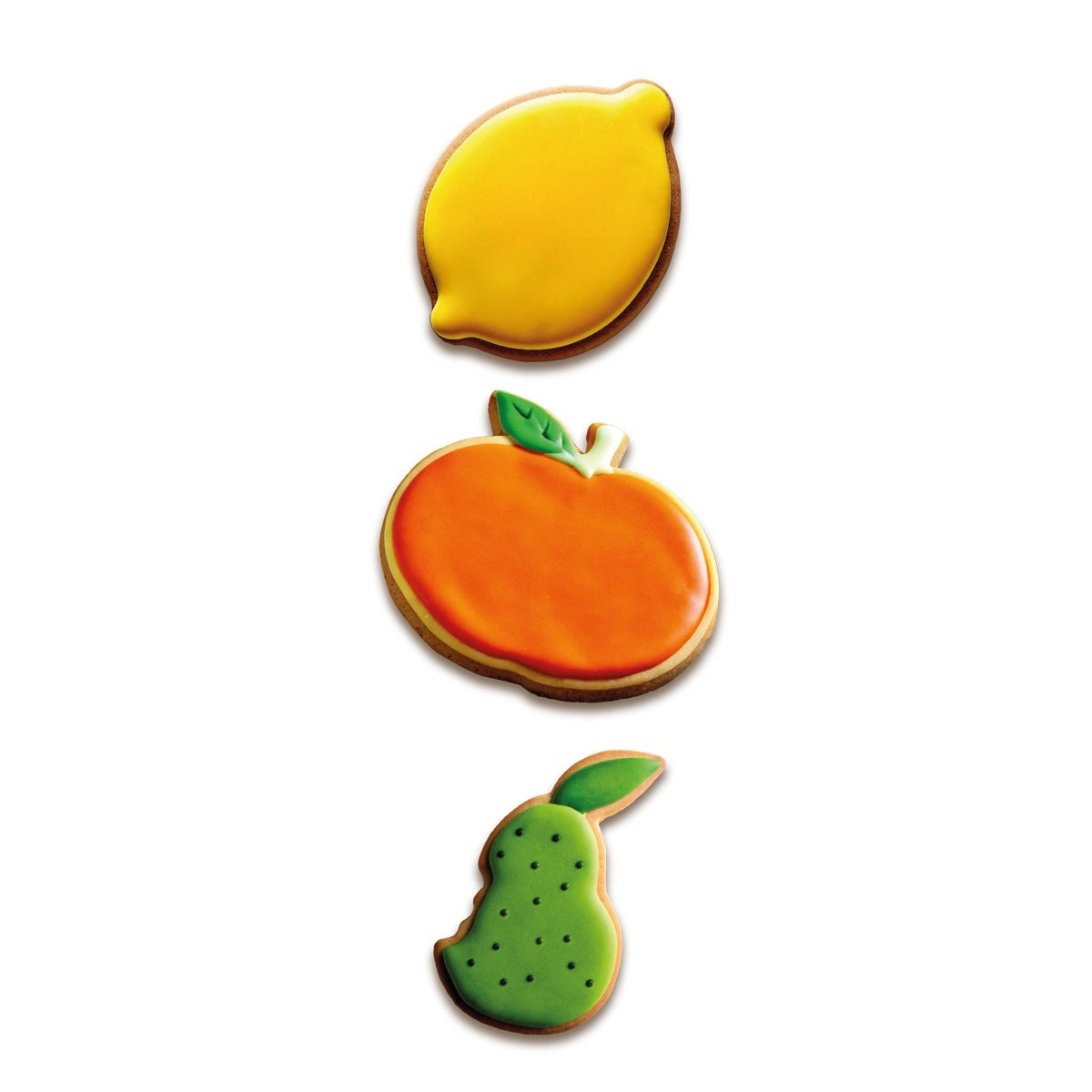 Wilton Emporte-pièce Citron - Orange - Poire - set/3