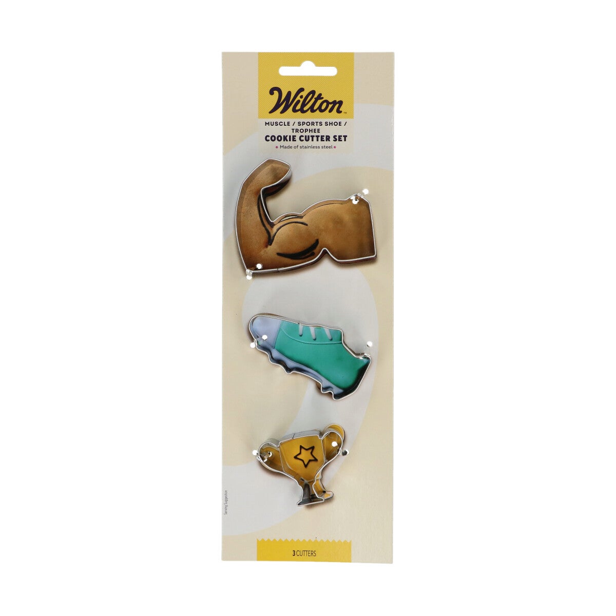 Wilton Emporte-pièce Muscle - Chaussure de Sport - Trophée - set/3