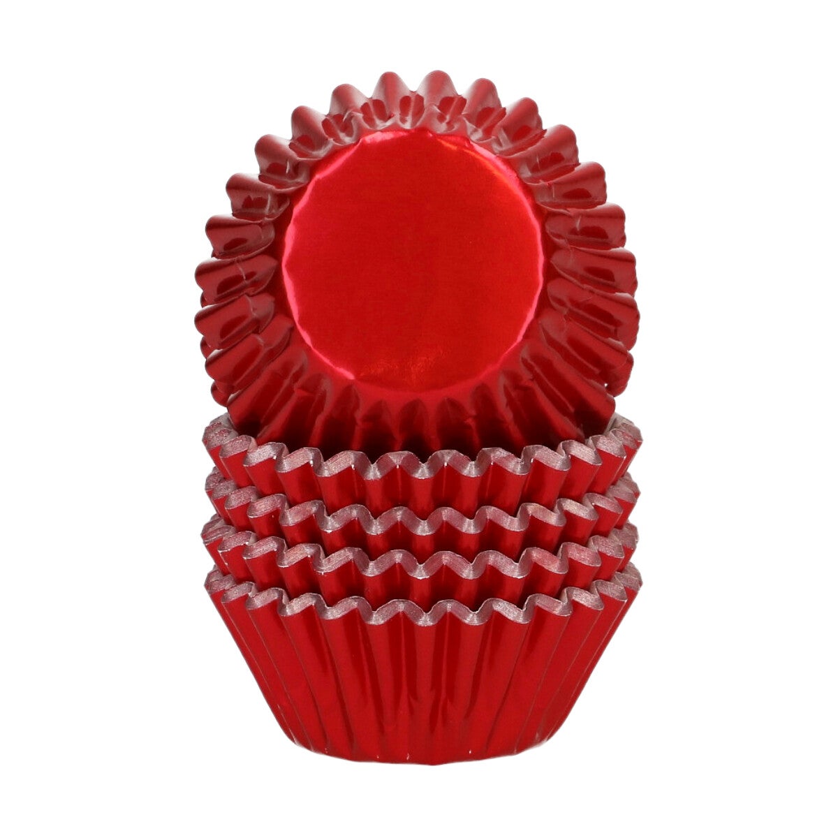 Wilton Mini Metallic Baking Cups Rouge set/160