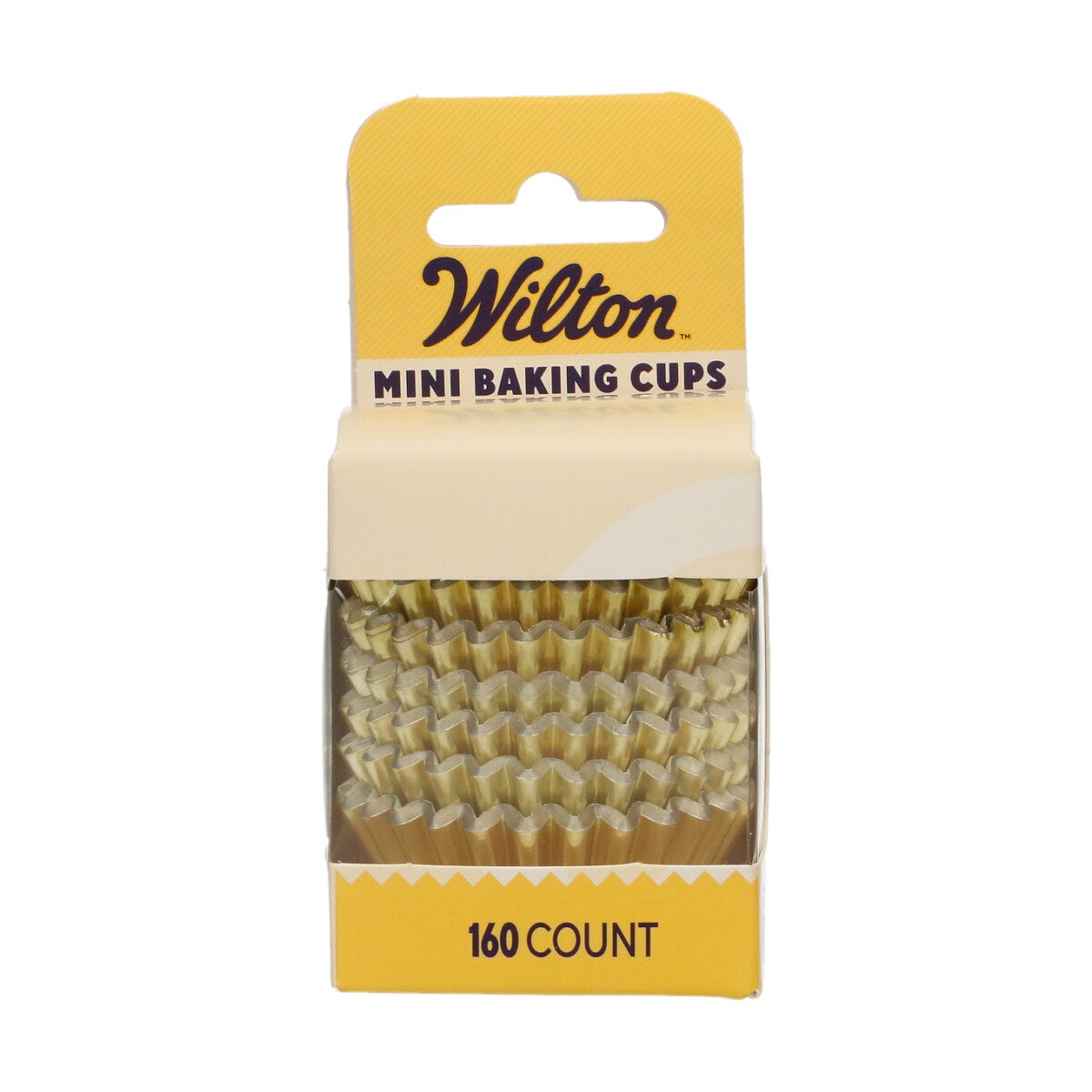 Wilton Mini Metallic Baking Cups Or set/160
