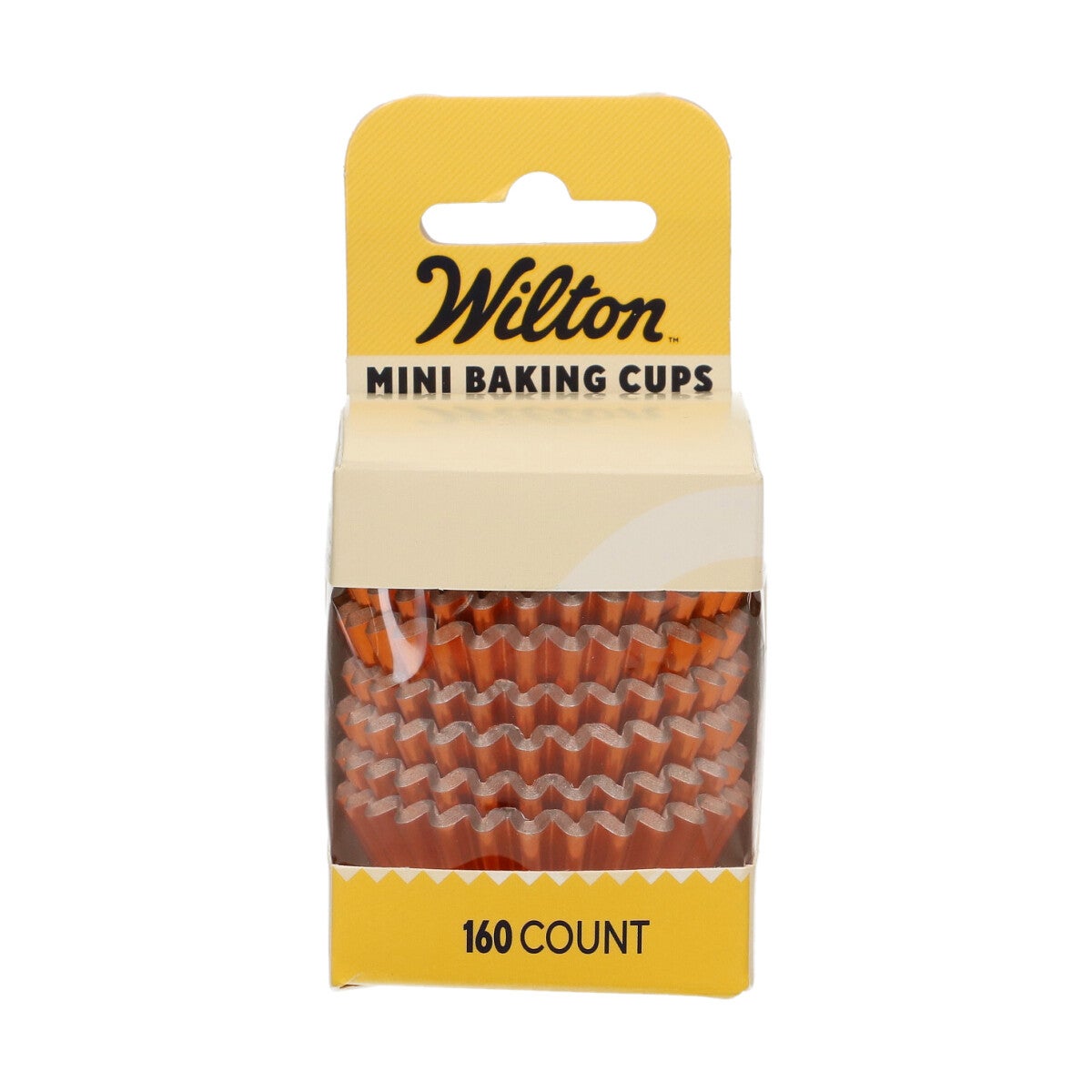 Wilton Mini Metallic Baking Cups Orange set/160