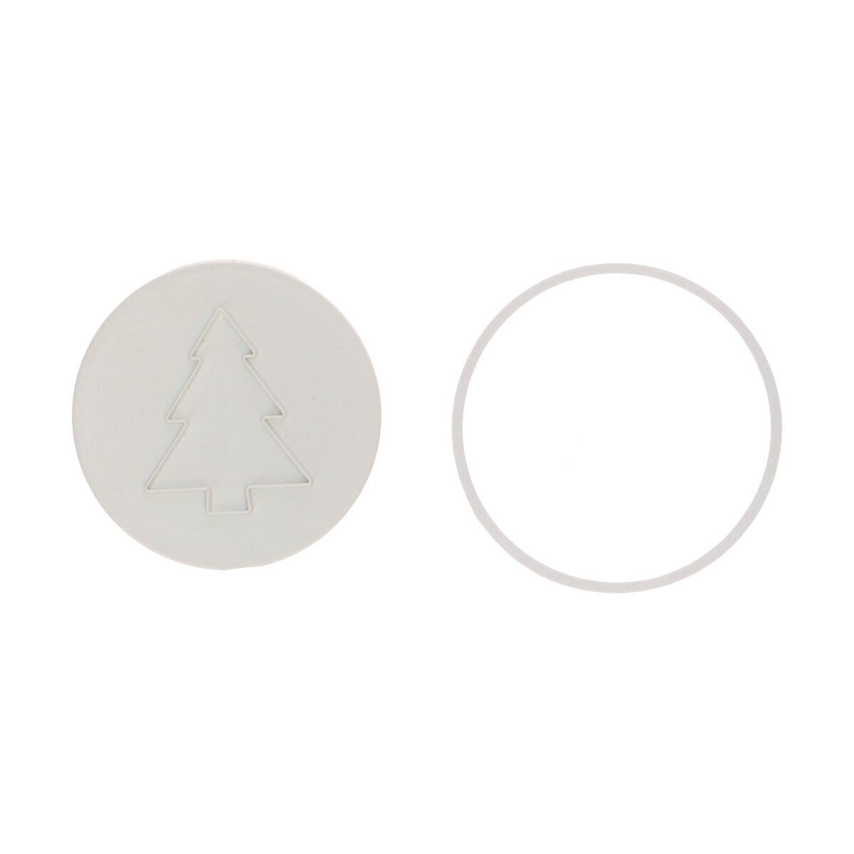 Wilton Emporte-pièce et Tampon Sapin de Noël