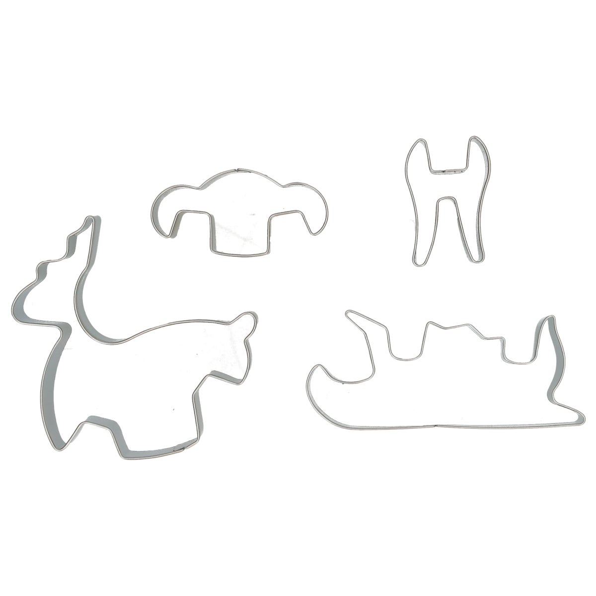 Wilton Emporte-pièce 3D Traîneau de Noël set/4