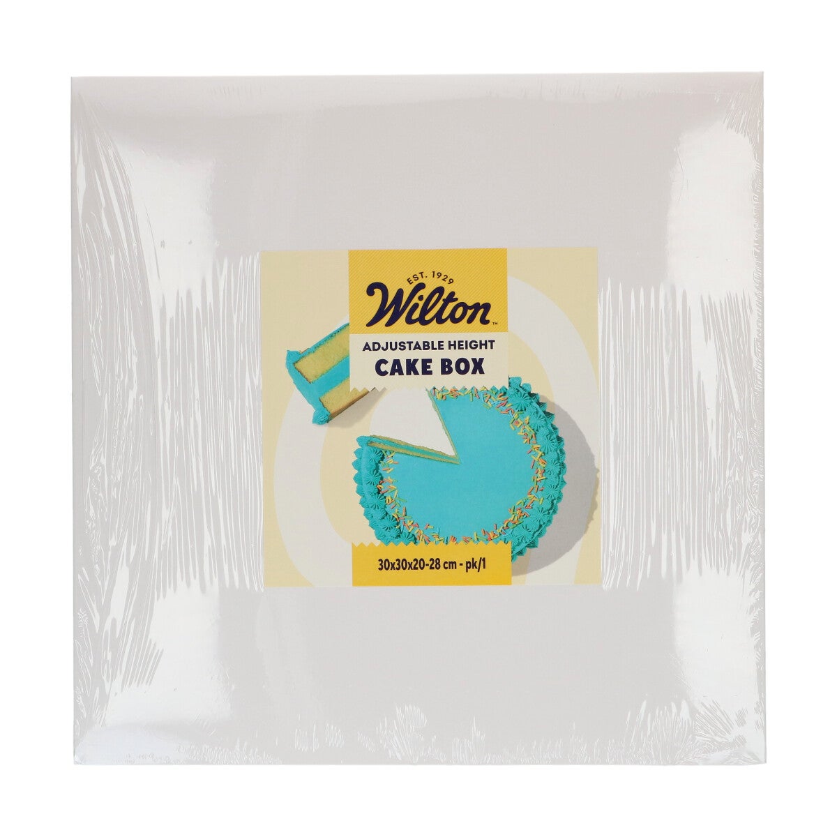 Wilton Boîte à Gâteaux Hauteur Réglable 30x30x20-28 cm