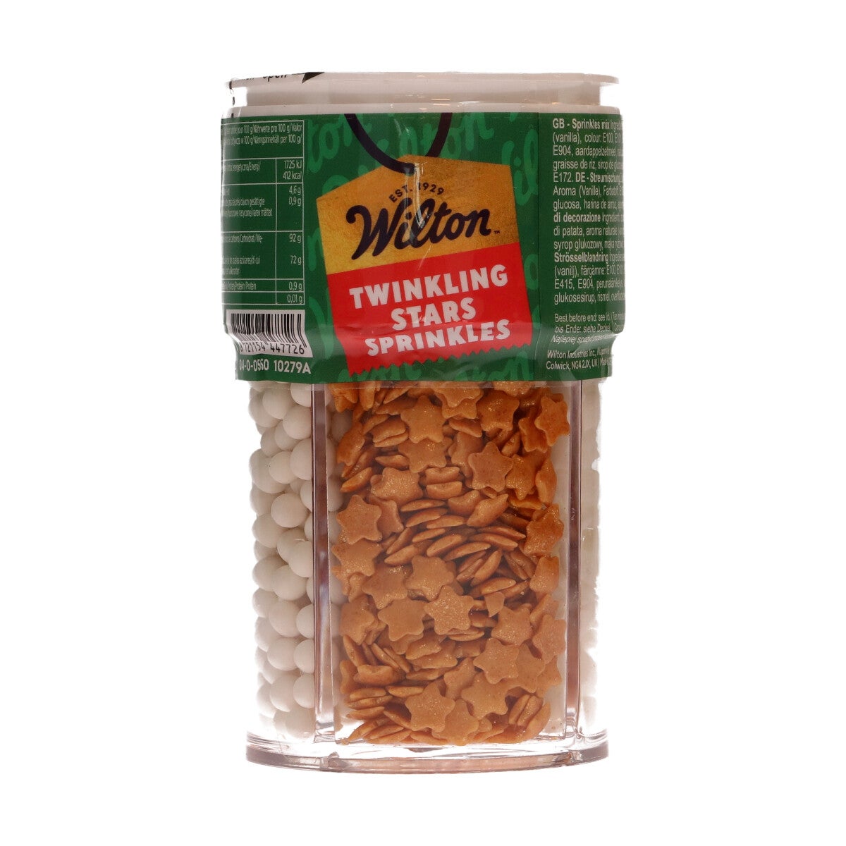 Wilton Mélange de Sprinkles 4-Cell Étoiles Scintillantes