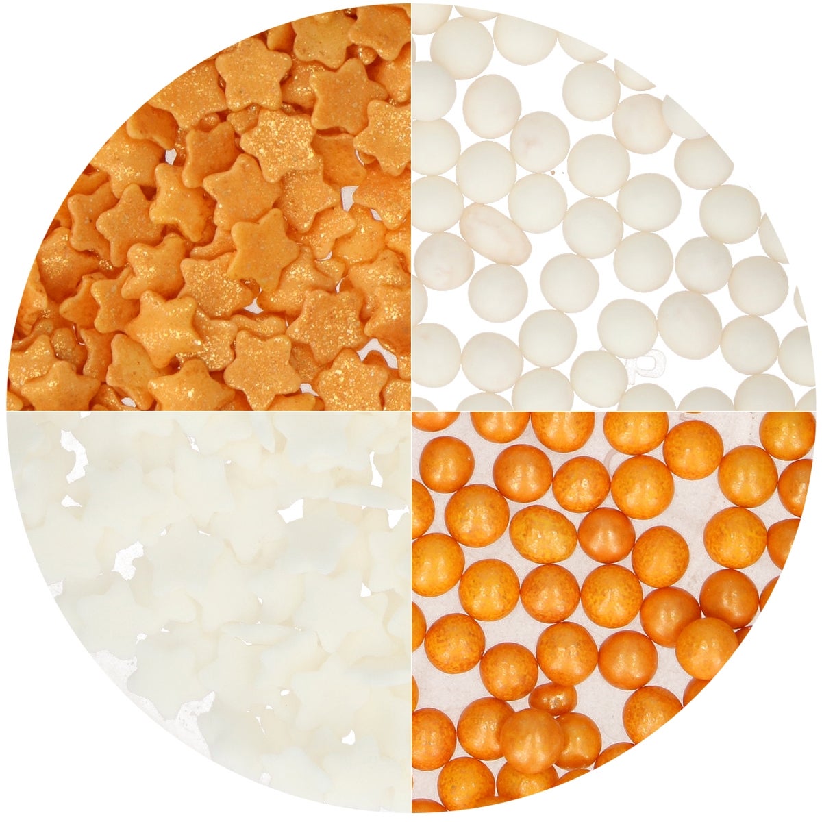 Wilton Mélange de Sprinkles 4-Cell Étoiles Scintillantes