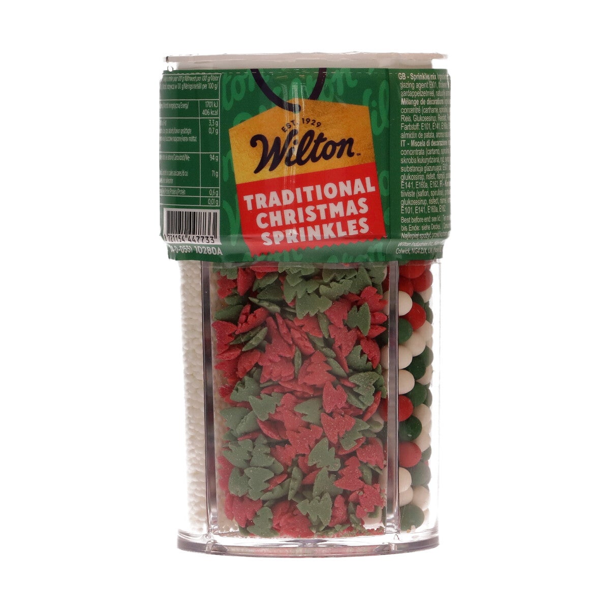 Wilton Mélange de Sprinkles 4-Cell Noël Traditionnel