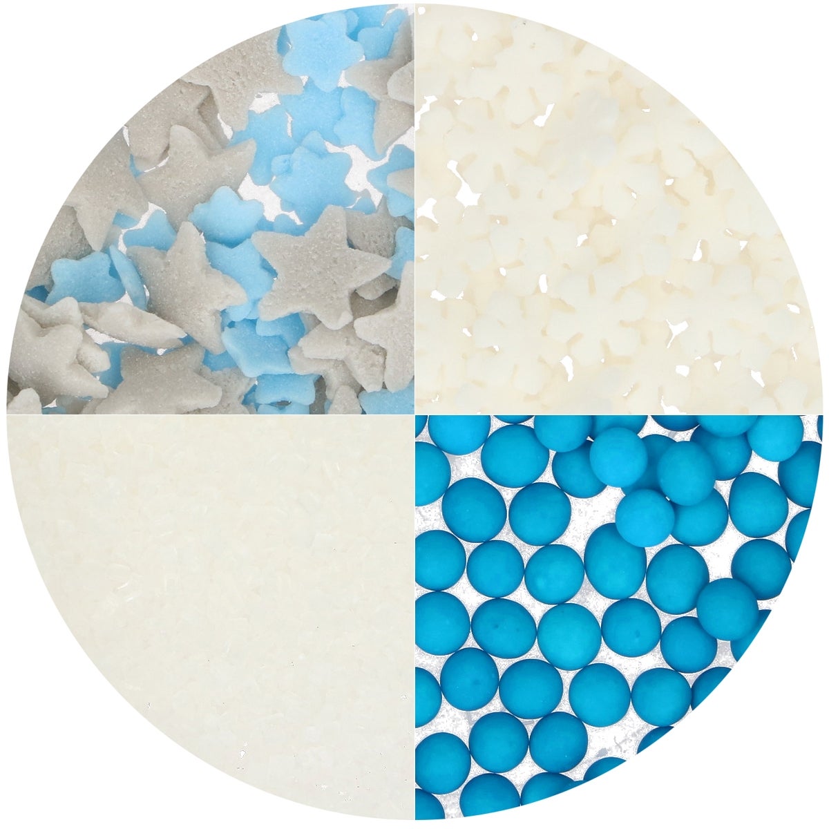 Wilton Mélange de Sprinkles 4-Cell Hiver Enchanté